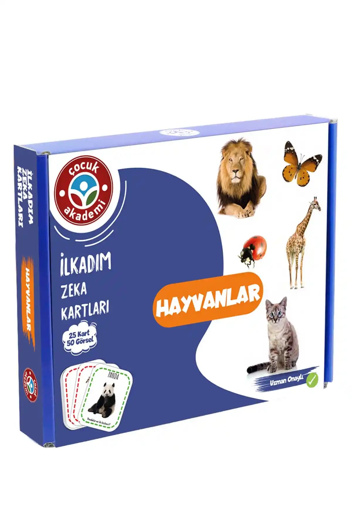 Çocuklar İçin Hayvanlar Temalı Eğitim Kartı: Erken Gelişim ve Öğrenme Aracı