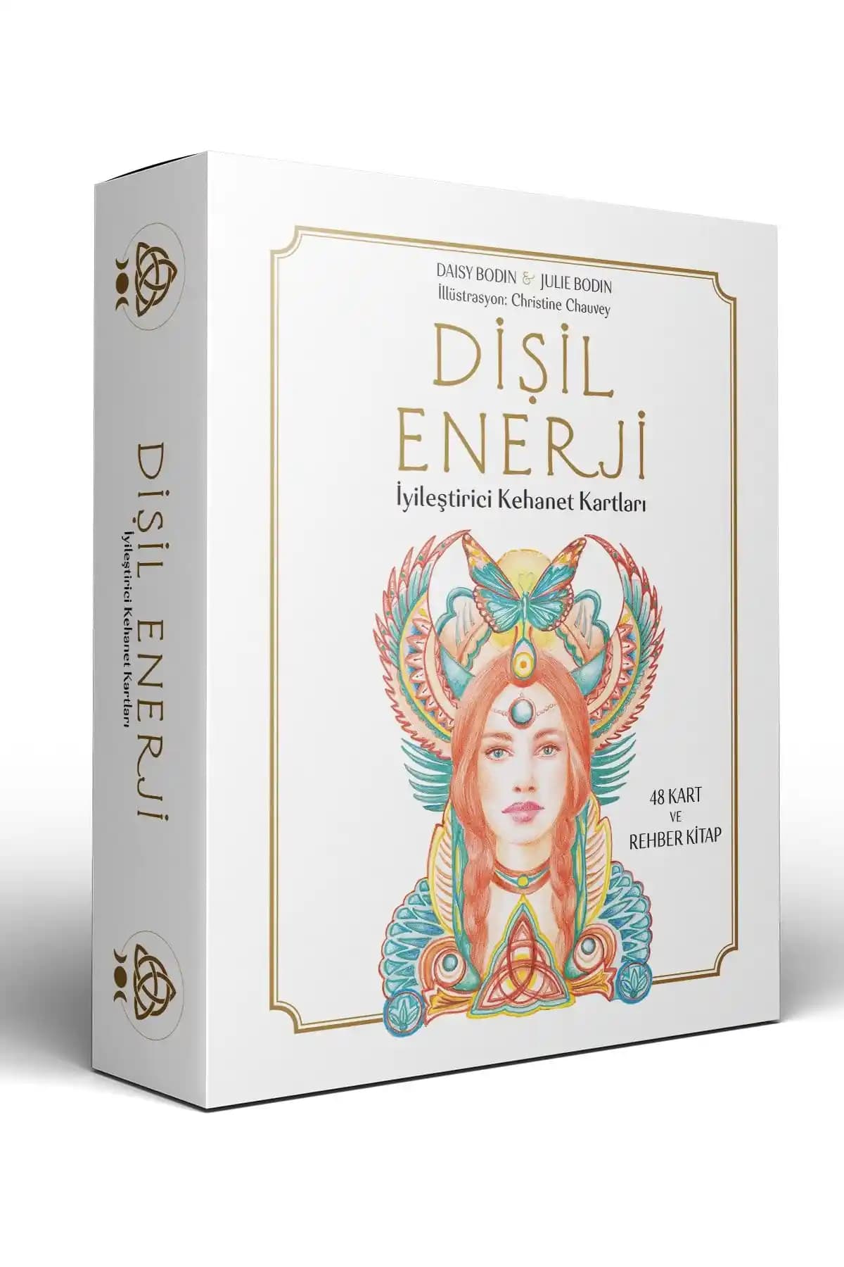 Dişil Enerji Iyileştirici Kehanet Kartları ve Rehber Kitap Seti Türkiye'den