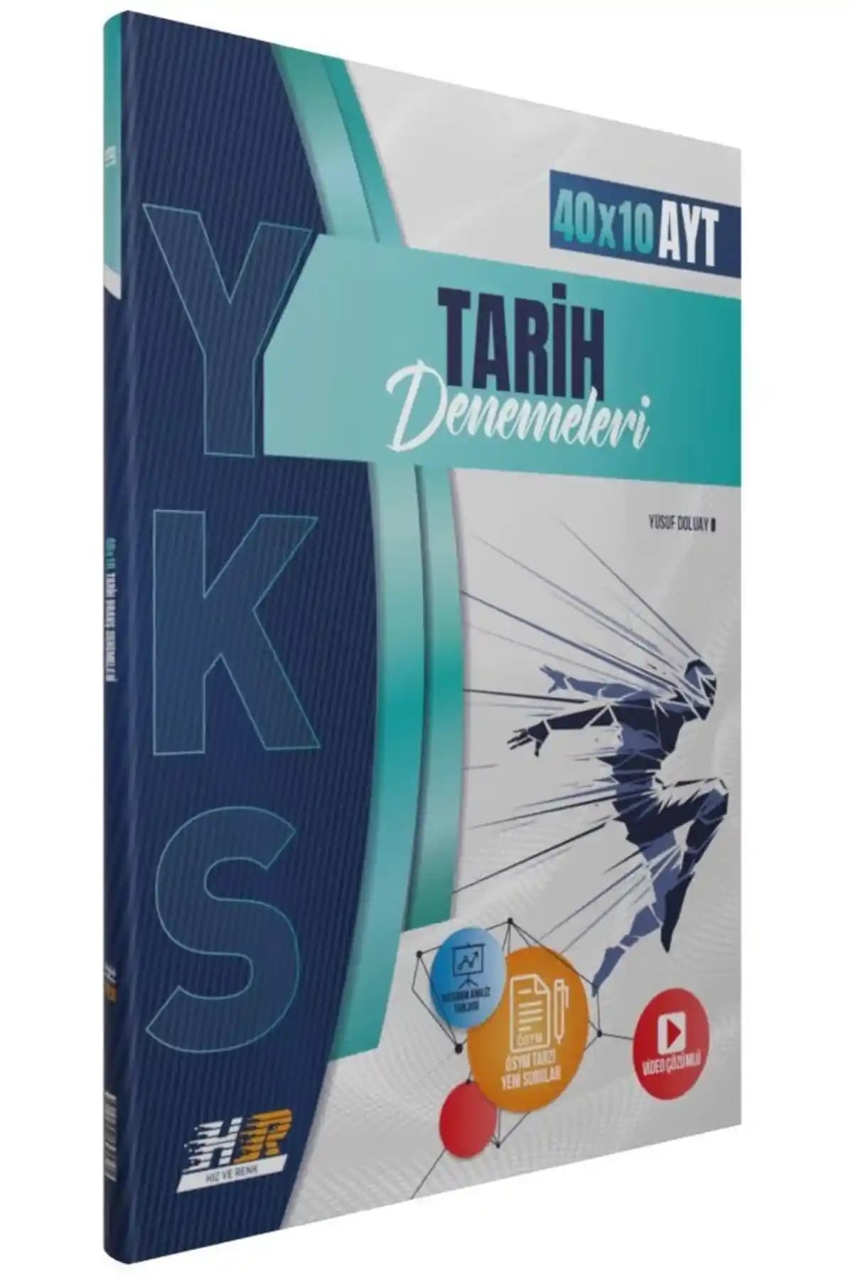 Hız ve Renk Yayınları Ayt Tarih 40 X 10 Denemeleri Sınavlara Hazırlık İçin Güncel ve Kapsamlı