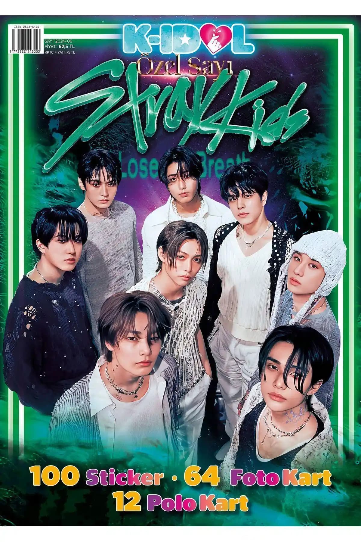 KİDOL KIDOL ÖZEL SAYI Stray Kids Lose My Breath Türkçe Müzik ve Gençlik Dergisi