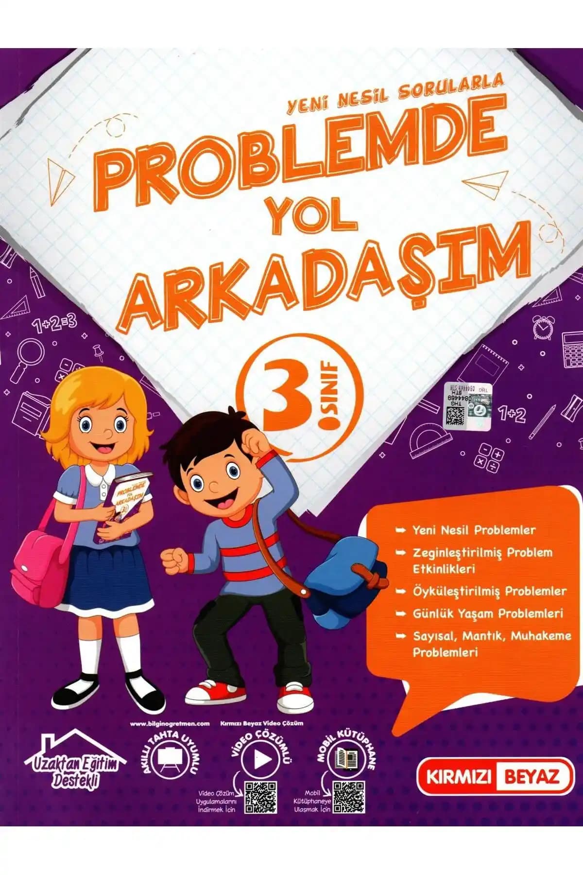 Kırmızı Beyaz 3. Sınıf Yeni Nesil Sorularla Problemde Yol Arkadaşım Ürün Özellikleri ve Fiyat Bilgileri