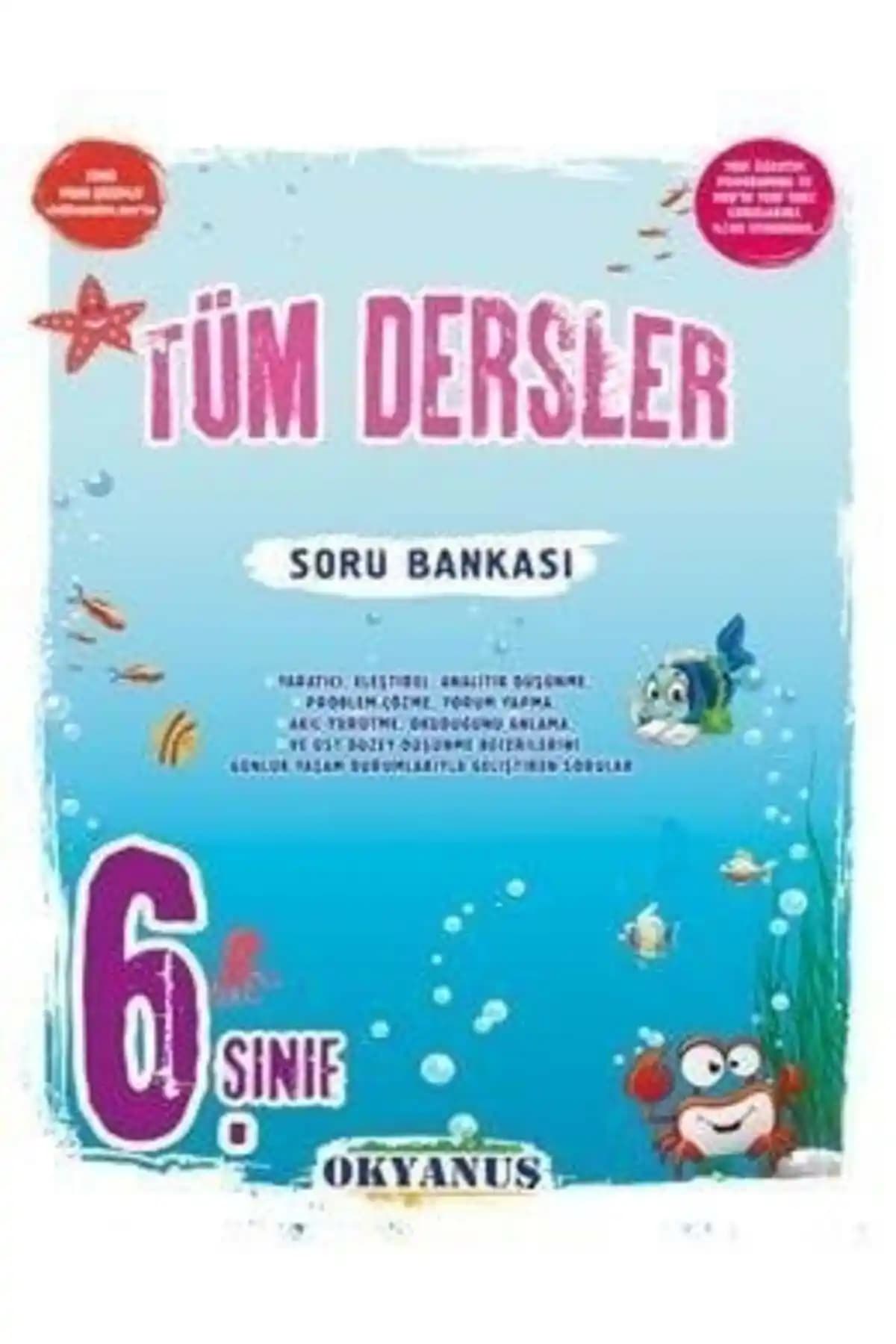 Okyanus Yayınları 6. Sınıf Tüm Dersler Soru Bankası Öğrencilere Güçlü Destek Sunar
