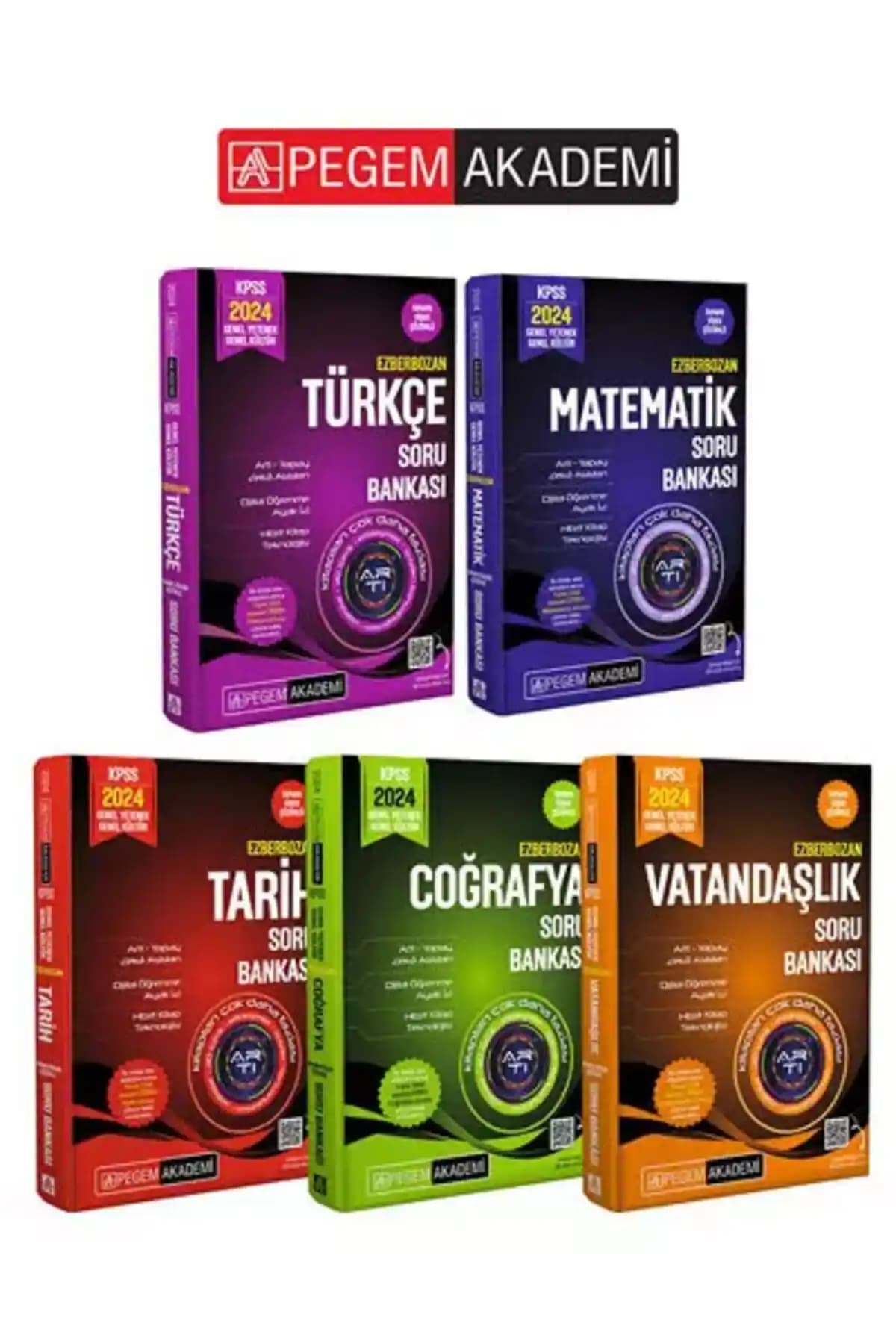 Pegem Akademi 2024 KPSS Gygk Ezberbozan Soru Bankası Seti Sınava Hazırlık İçin Güçlü Bir Kaynak