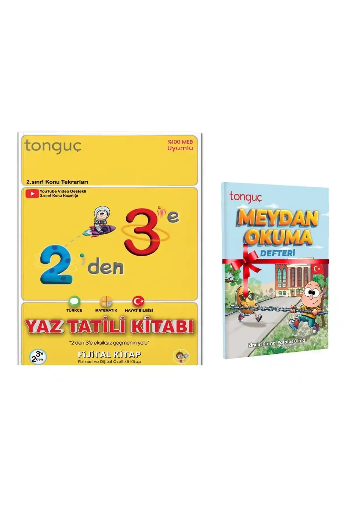 Tonguç Yayınları 2'den 3'e Hazırlık Kitabı ve Meydan Okuma Defteri 2024 Güncellenmiş İçerik