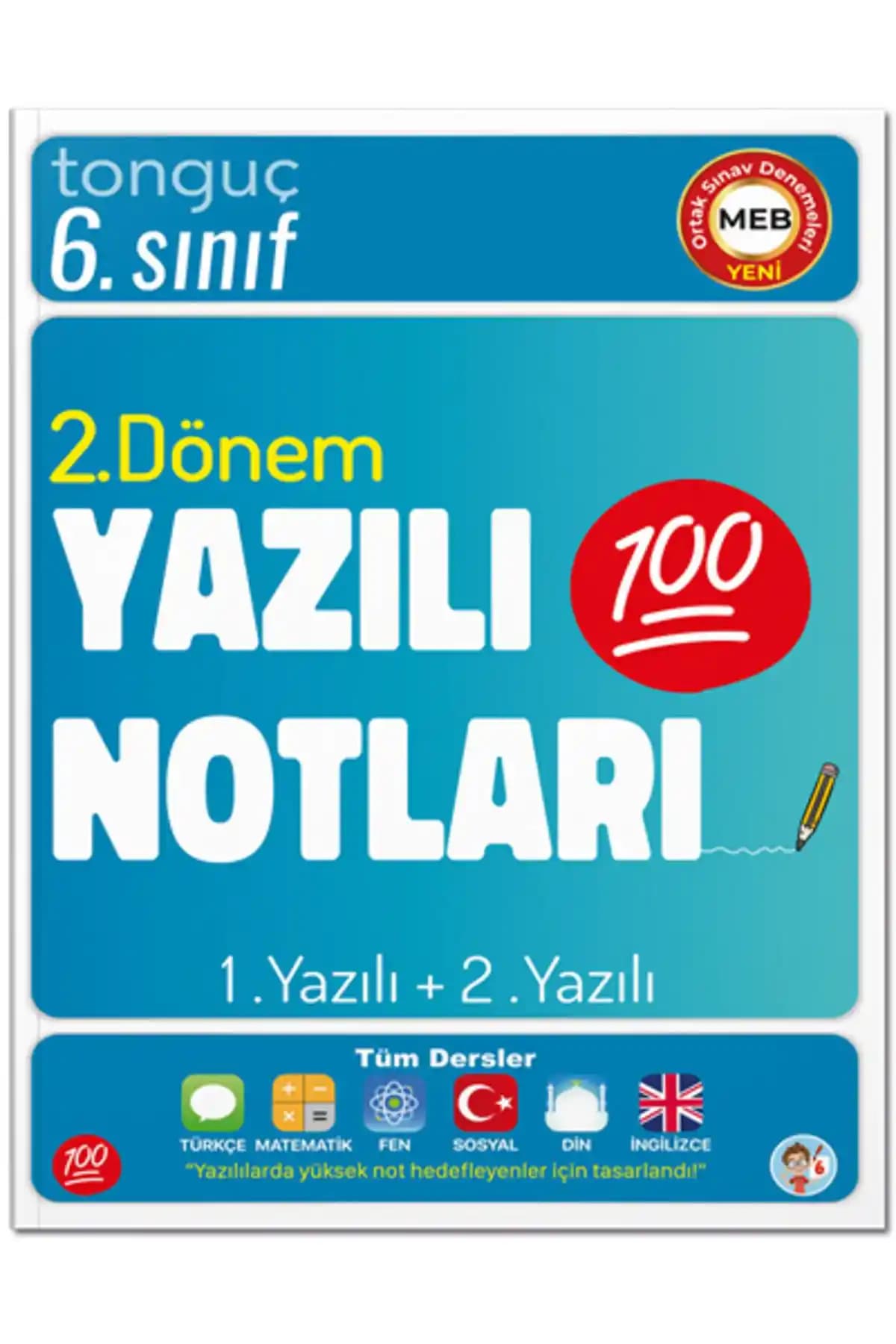Tonguç Yayınları 6. Sınıf 2. Dönem 1. Yazılı Notları Öğrencilerin Sınav Başarısını Artırmaya Yönelik