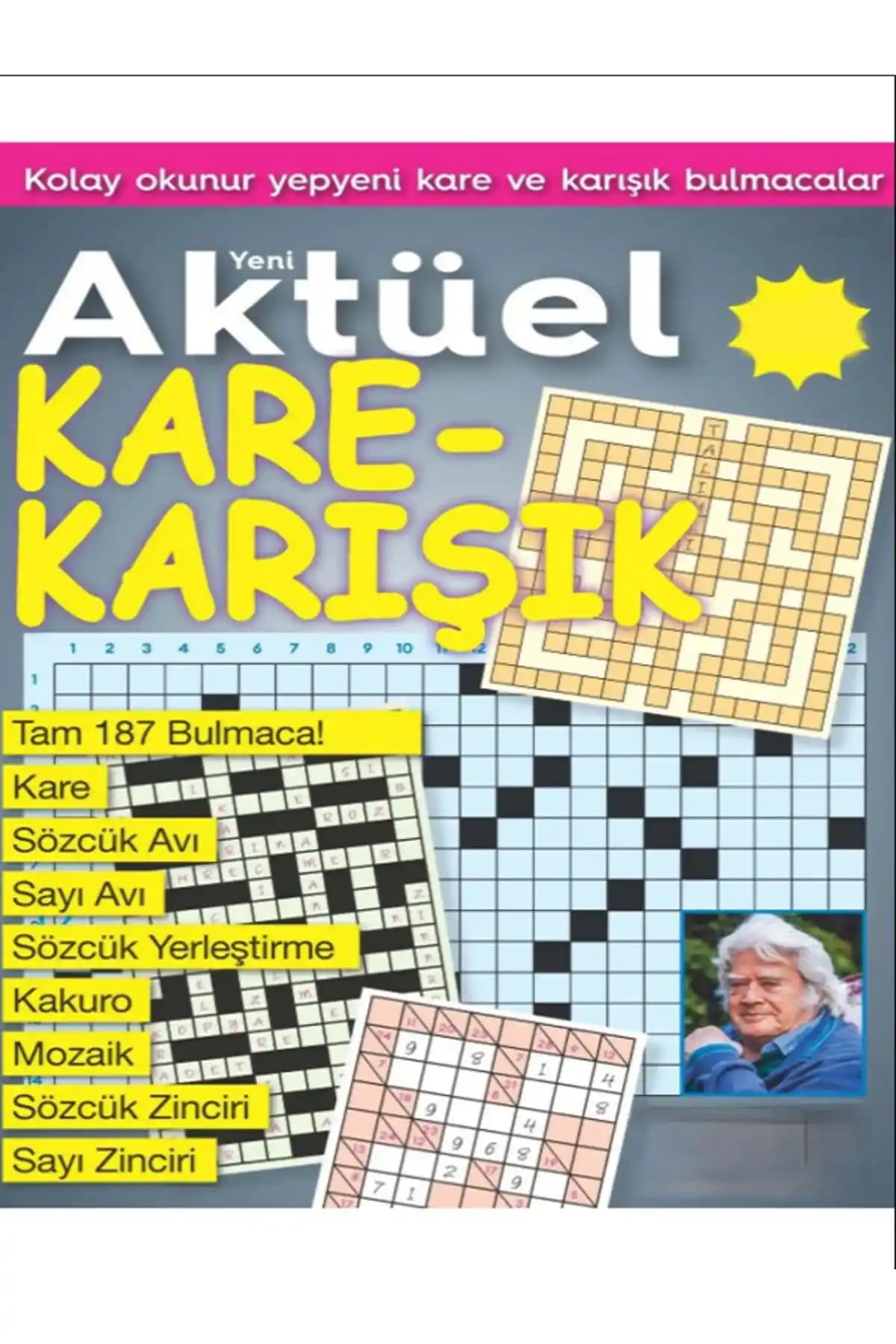 Turkuvaz Aktuel Kare Karışık Sayı 5 Bulmaca Seti Zekâ Geliştirme ve Eğlence İçin
