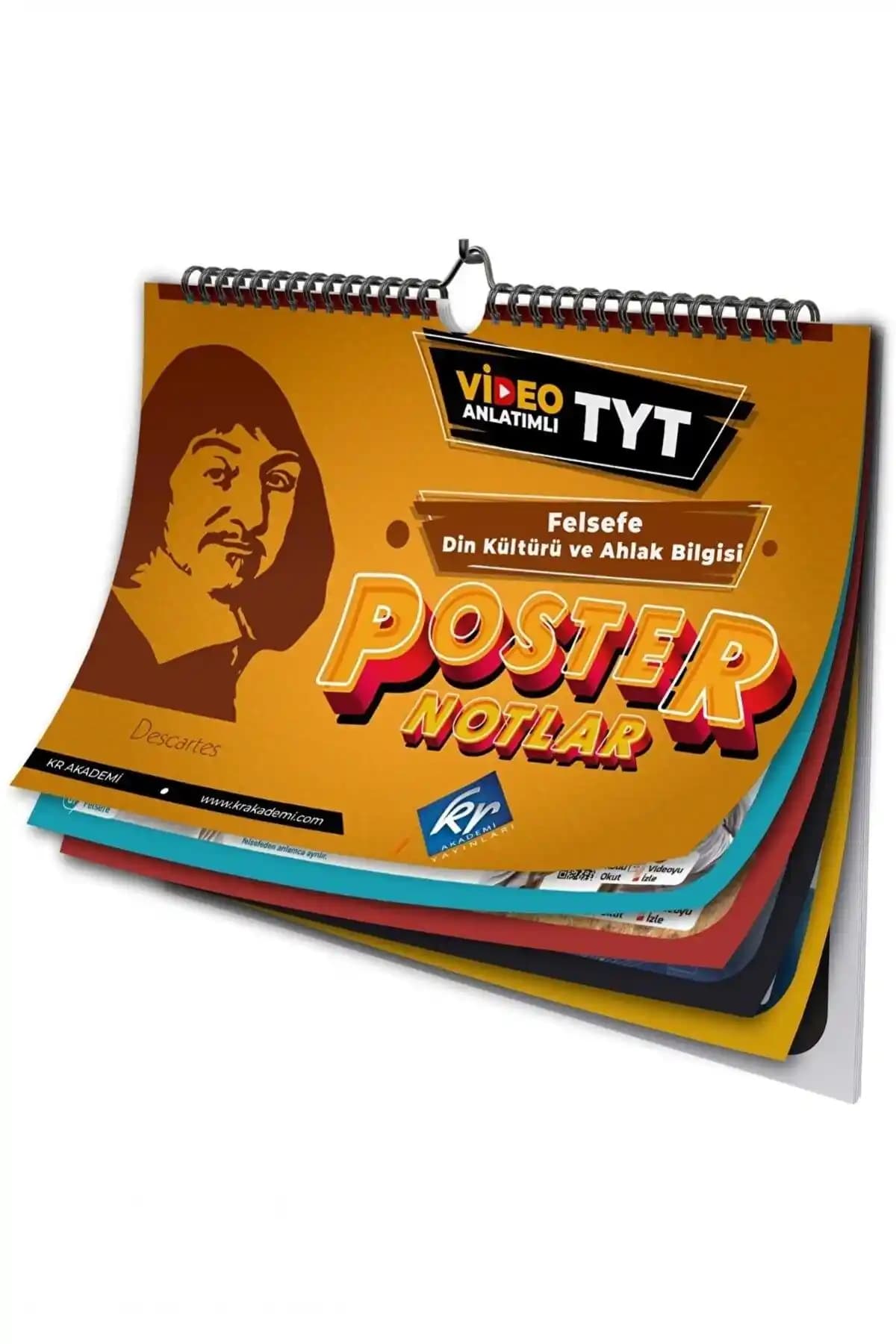 TYT Felsefe ve Din Kültürü Poster Notlar ile Hızlı ve Etkili Sınav Hazırlığı Rehberi