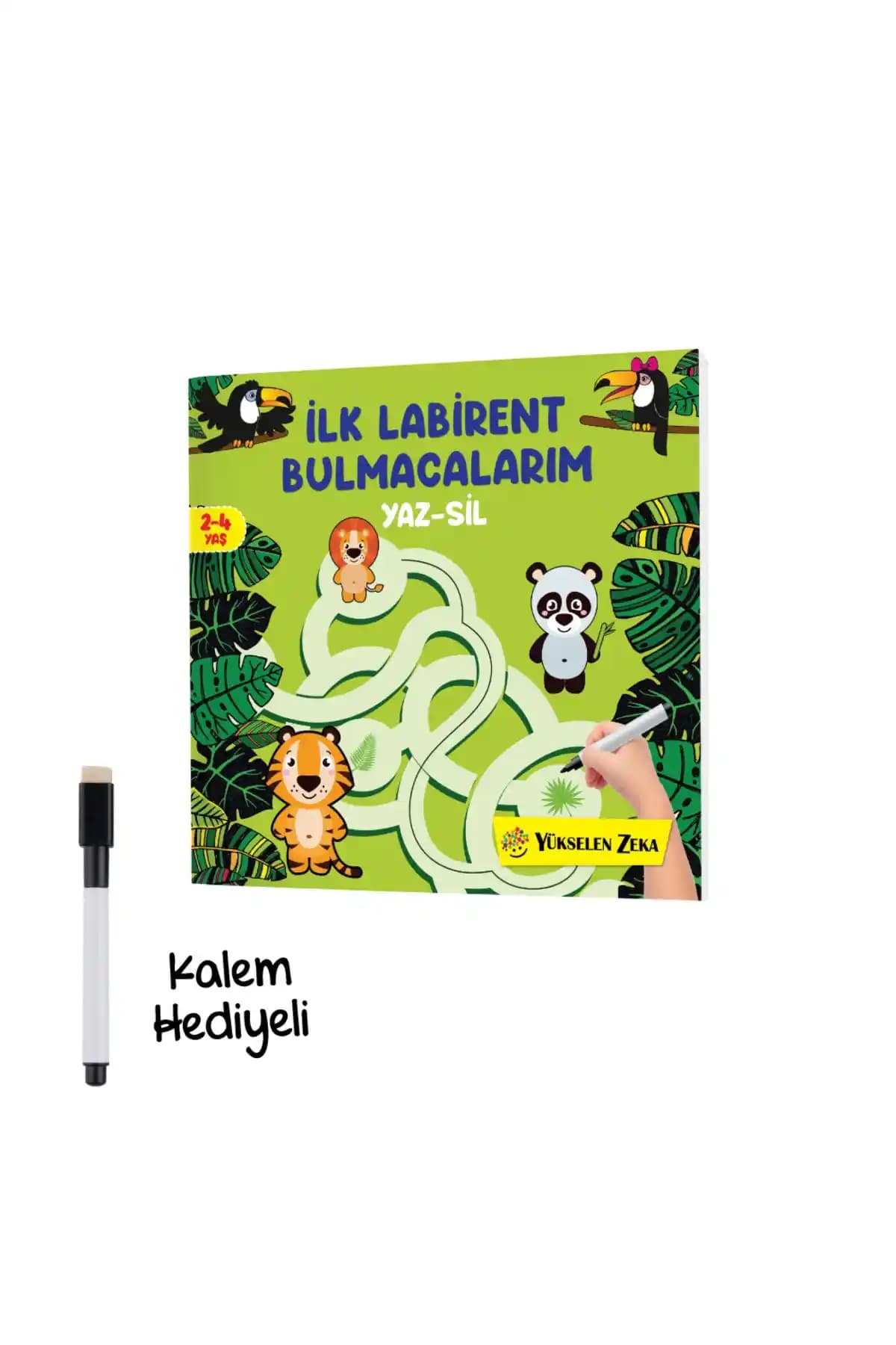 Yükselen Zeka Yayınları 2-4 Yaş Mucit Karınca Yaz-Sil Serisi: Eğlenceli ve Eğitici Çocuk Öğrenme Seti