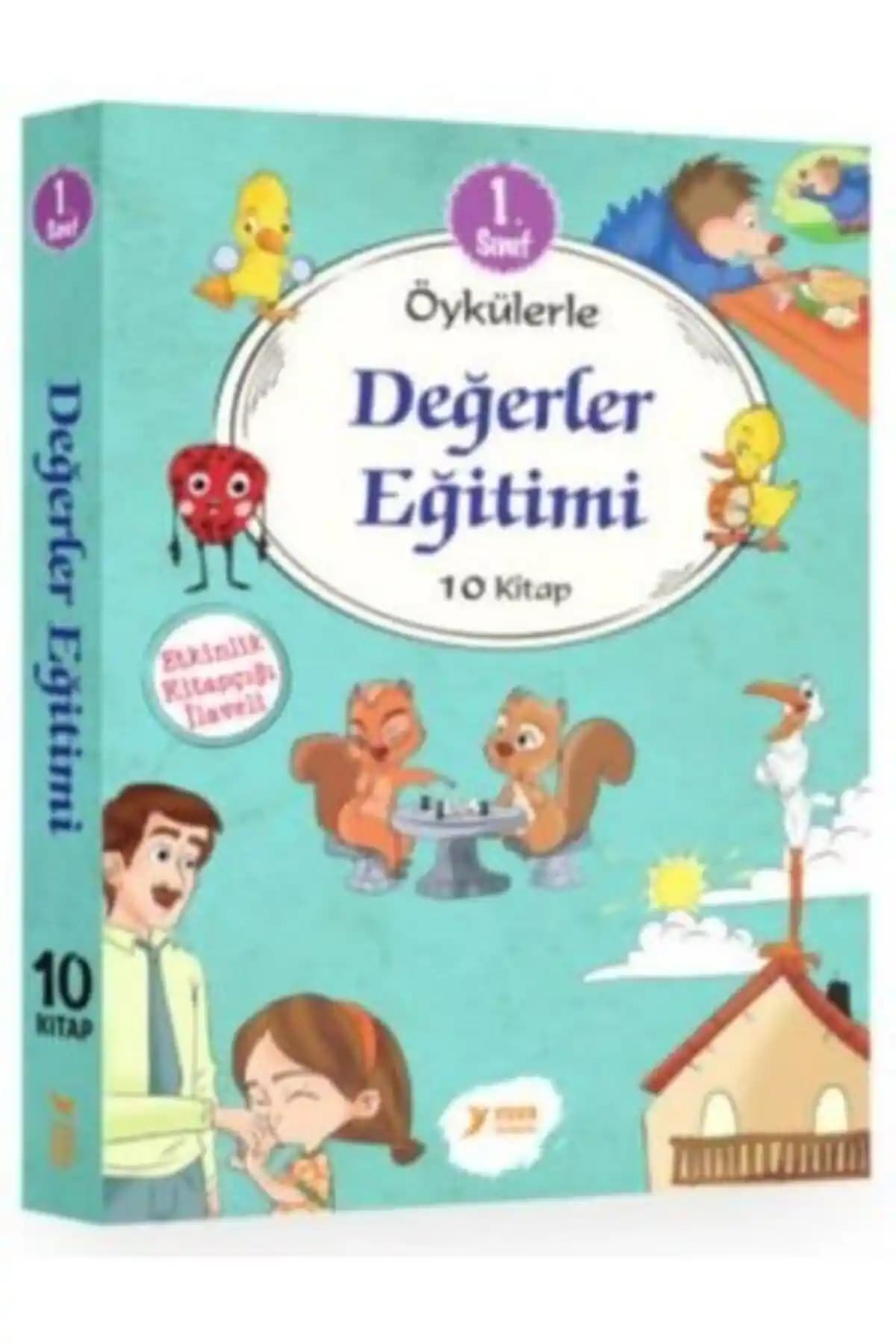 Yuva Yayınları 1. Sınıf Öykülerle Değerler Eğitimi Seti: Çocuklar İçin Kapsamlı Öğretici Kaynak