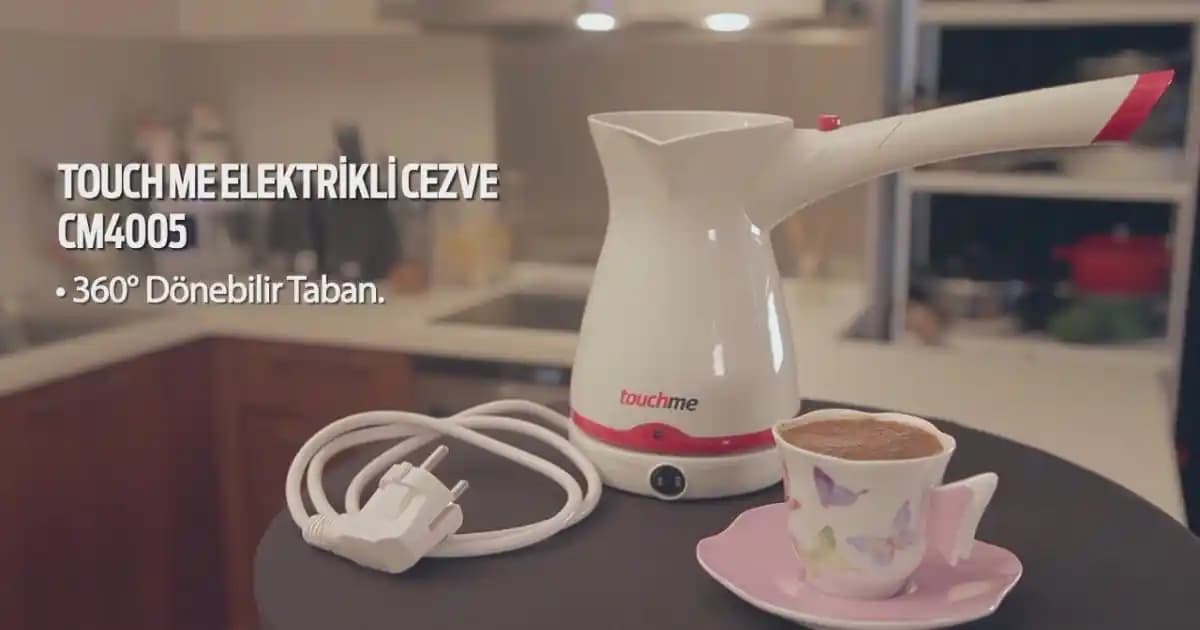 Elektrikli Touch Me Cezve ile Kahve Deneyimini Modern ve Pratik Hale Getirin