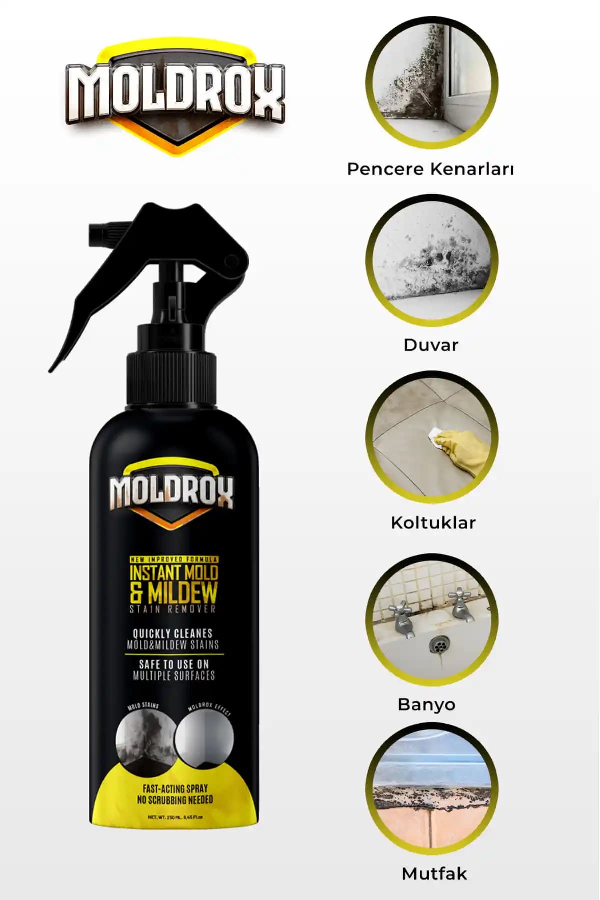 Mouldrox Küf Temizleyici ile Derinlemesine Temizlik ve Koruma Sağlayın