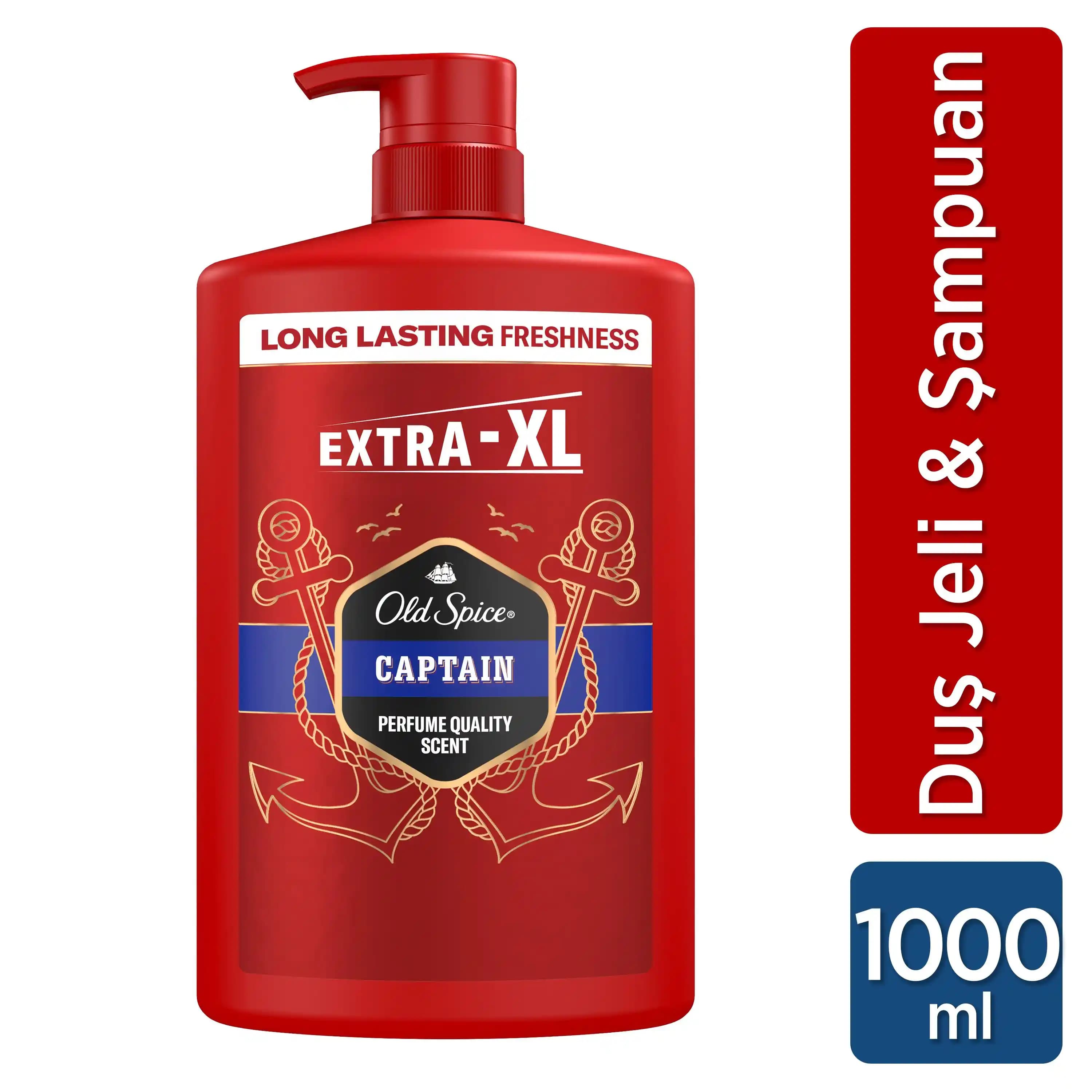 Old Spice Captain Duş Jeli: Erkekler İçin Güç ve Ferahlık Sunan Bakım Ürünü