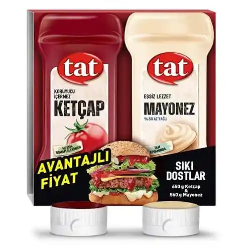 Süpermarketlerde Popüler Tat Ketçap ve Mayonez İkilisinin Özellikleri ve Kullanım Alanları