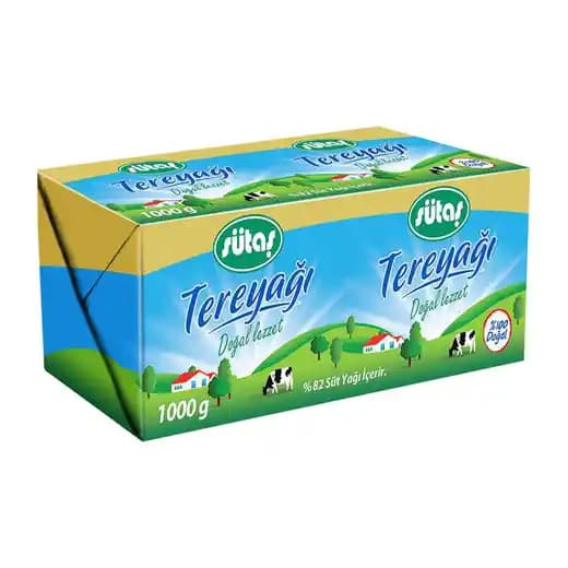 Sütaş 1 Kg Tereyağı: Doğallık ve Kalitenin Mutfaktaki Yansıması