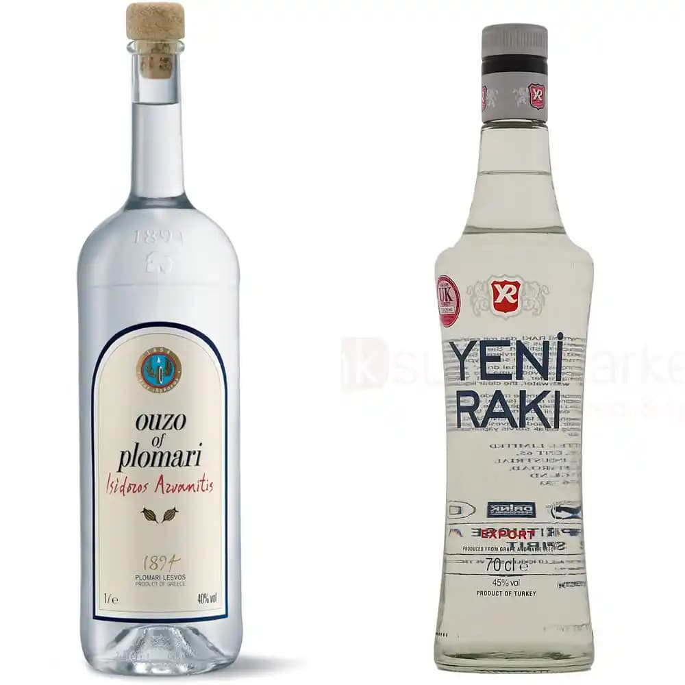 Uzo ve Rakı Arasındaki Benzerlikler ve Farklar Kültürel ve Gastronomik Bağlamda