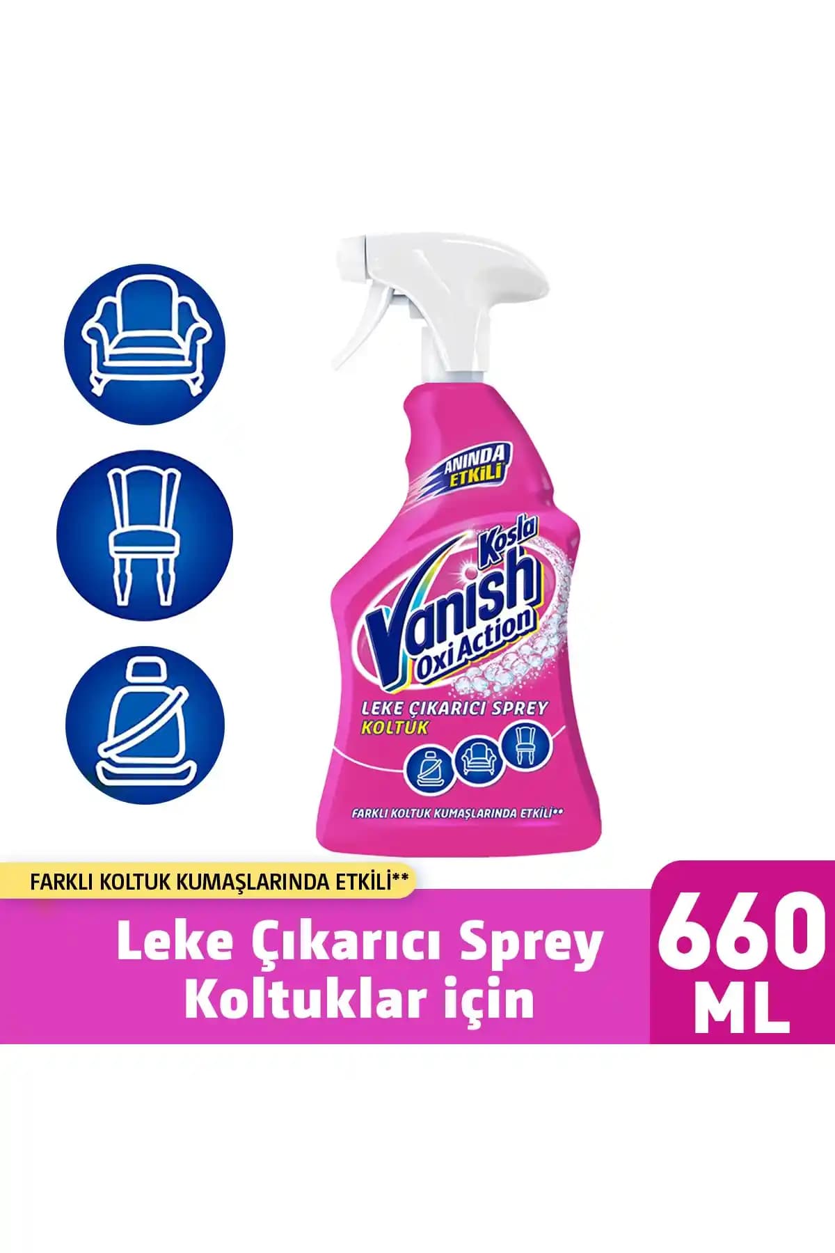 Vanish Kosla Koltuk Temizleyici Kullanımı ve Temizlik İpuçları Rehberi