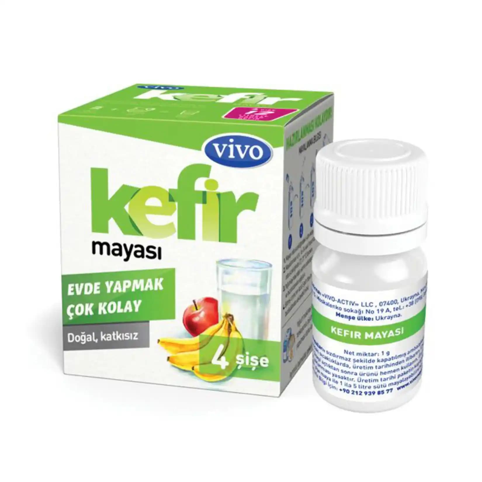 Vivo Kefir Mayası ile Evde Sağlıklı Kefir Yapımı ve Probiyotik Faydaları
