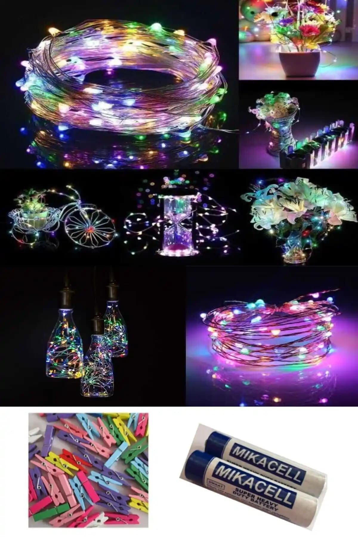 BYSHOME 5 Metre Peri Led RGB Renkli Aydınlatma ile Ev Atmosferinizi Canlandırın