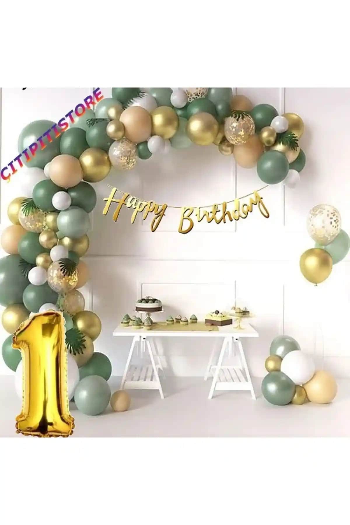 Düvenci Ticaret Lüks Doğum Günü Balon Seti ve Dekorasyon Malzemeleri