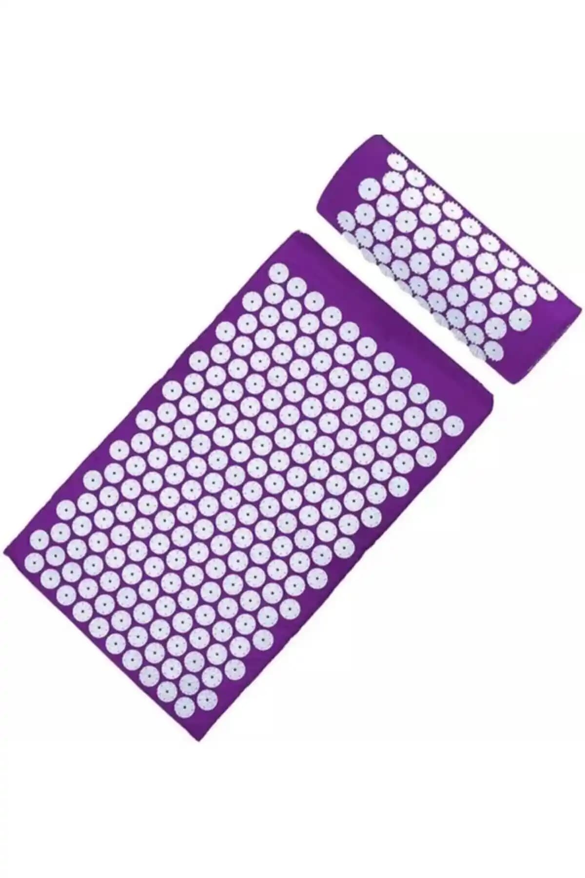 Mor Sırt ve Boyun Ağrısı İçin Akupunktur Masaj Özellikli Dikenli Yoga Matı Ürün İncelemesi ve Faydaları