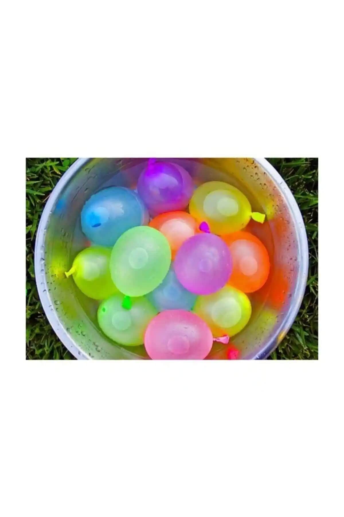Parti Dolabı Su Balonu Seti 50 Renkli ve Dayanıklı Balonlar Çocuk ve Açık Hava Etkinlikleri İçin