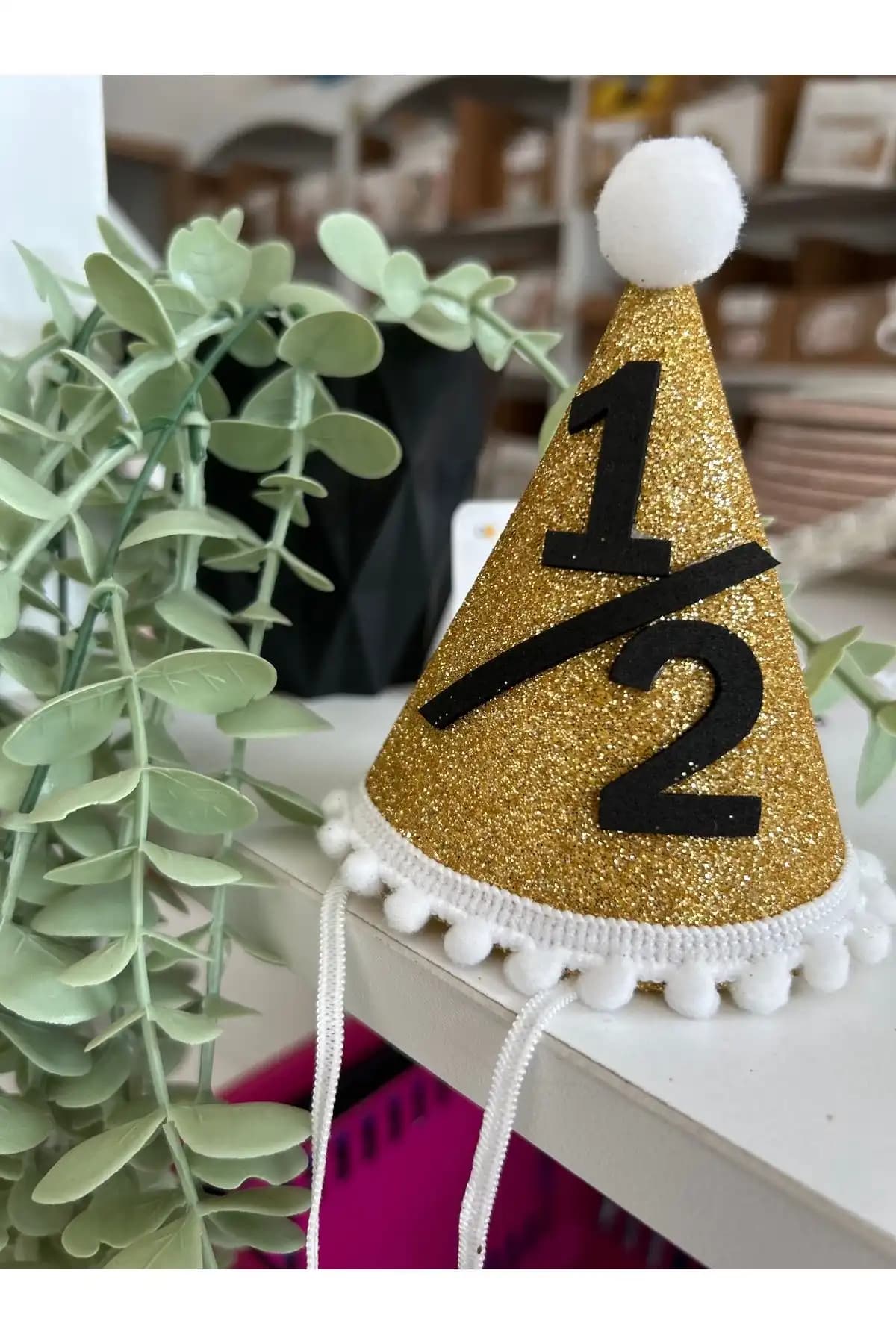 Partifabrik Çocuk Mini Şapka 1/2 Yaş Renkli ve Rahat Parti Aksesuarı