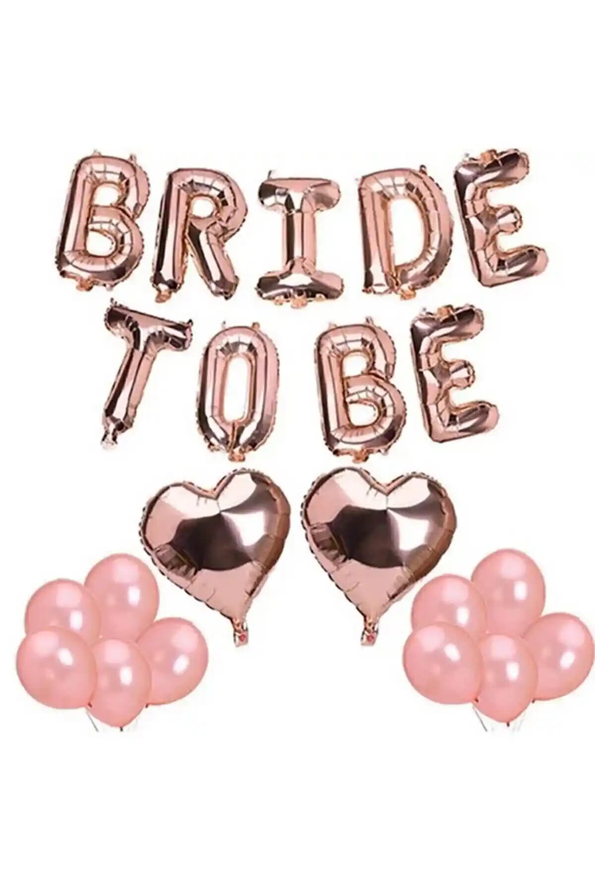 PEKSHOP Bride To Be Folyo Balon Seti: Düğün ve Bekarlığa Veda Partileri İçin Dekorasyon Önerisi