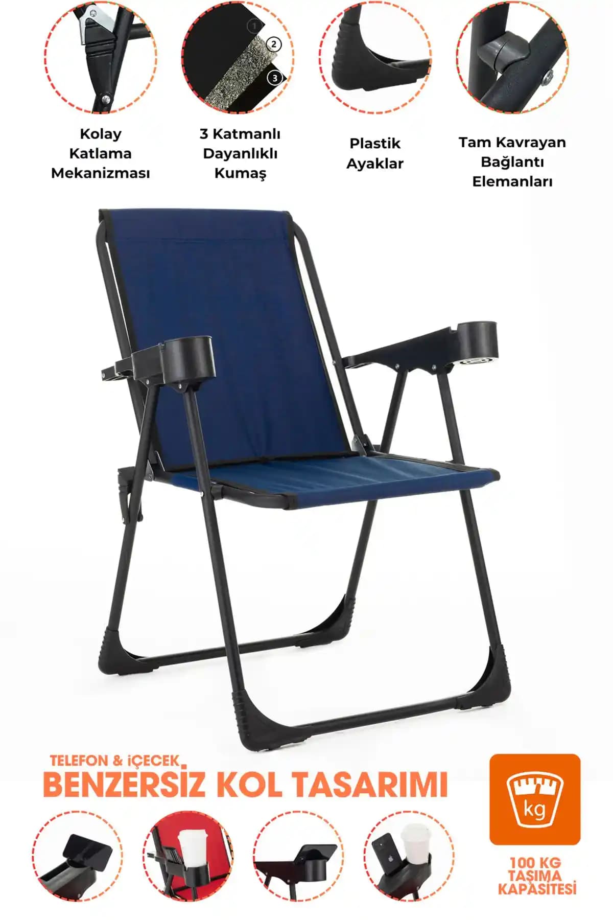 Armarks Kamp Sandalyesi: Hafif, Dayanıklı ve Konforlu Outdoor Oturma Çözümü