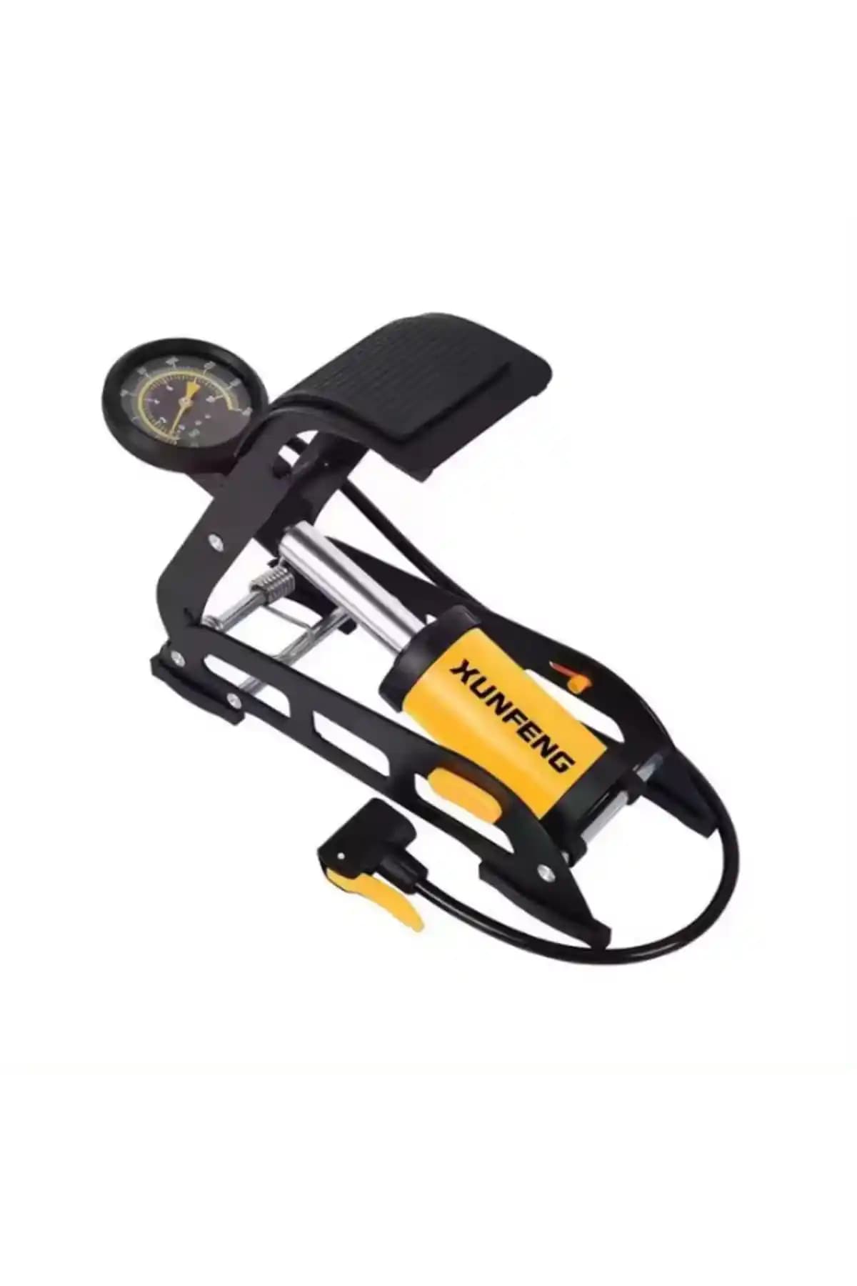 Janissary İnce Piston Araç Lastik Şişirme Göstergeli Ayak Pompası Özellikleri ve Kullanım Alanları