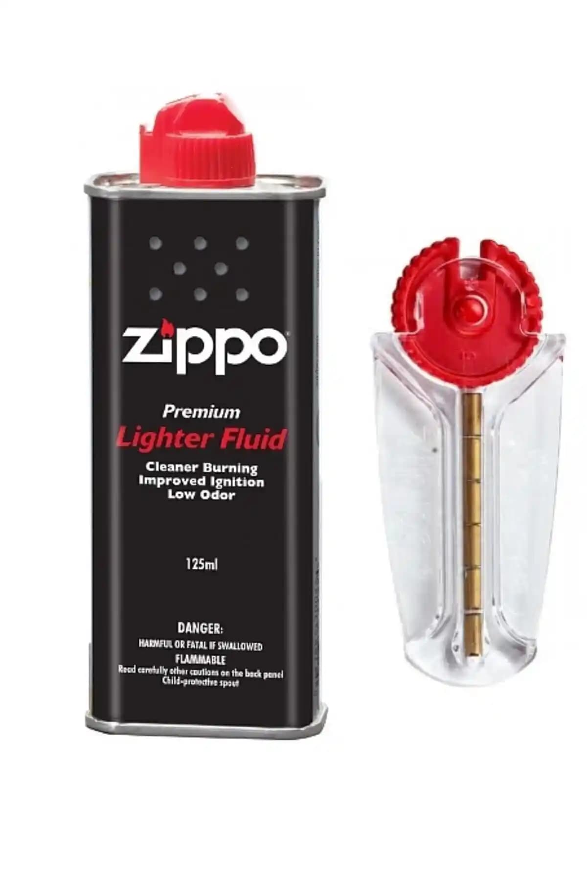 Zippo Benzin ve Çakmak Taşı 2'li Set: Dayanıklı ve Kullanışlı Kamp Çakmak Aksesuarı