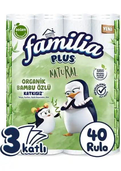 Familia Plus Natural 40'lı Tuvalet Kağıdı: Organik ve Sürdürülebilir Temizlik Çözümü