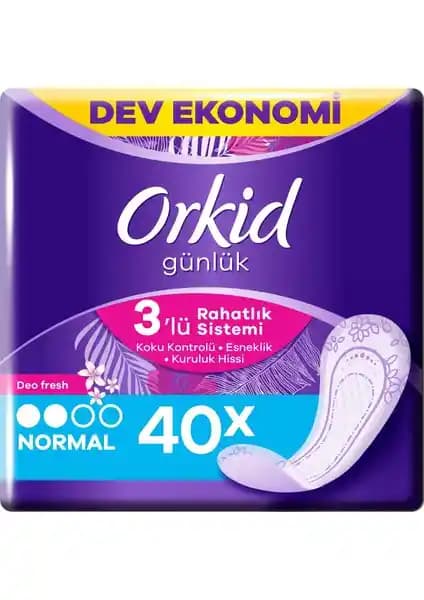 Orkid Günlük Ped Deofresh Normal: Günlük Konfor ve Güvenlik İçin Uygun Çözüm