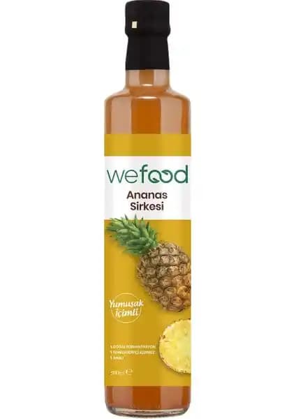 Wefood Ananas Sirkesi 500 ml doğal içerik ile sağlıklı yaşam ve güzellik için ideal seçenek