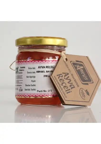 Amesia Ayva Reçeli 230 gr Doğal Lezzetlerle Zenginleştirilmiş Tatlı Seçeneği