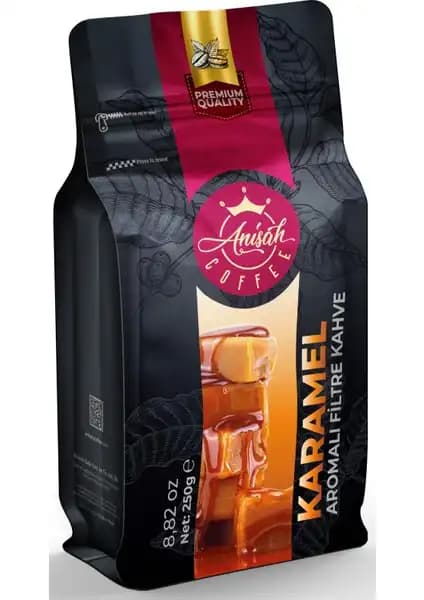 Anisah Coffee Karamel Aromalı Filtre Kahve - Zengin Tat ve Kalite Standartlarıyla