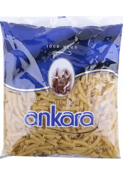 Ankara Nuh'un İnce Uzun Düdük Şekilli Makarna 500 Gr Geleneksel Lezzet ve Kalite
