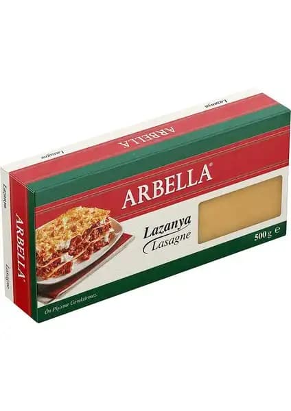 Arbella 500 g Lazanya Makarna: Kolay Hazırlık ve Çok Yönlü Kullanım İçin Uygun