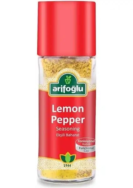 Arifoğlu Lemon Pepper Balık ve Et Yemeği İçin Doğal Aromatik Baharat
