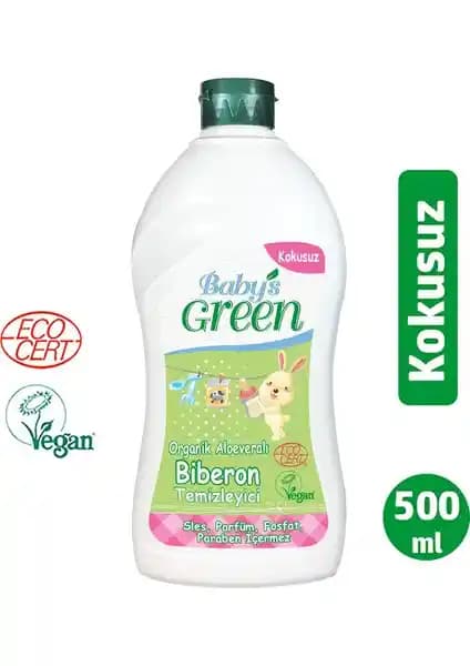 Baby's Green Organik Aloe Veralı Biberon Temizleyici: Doğal ve Güvenilir Bebek Temizlik Ürünü