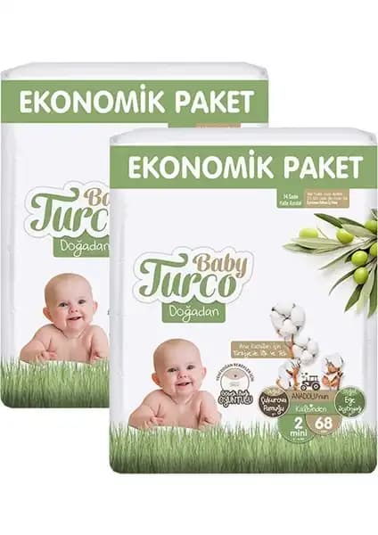 Baby Turco Doğadan 2 Beden Mini Bebek Bezi İncelemesi ve Kullanıcı Yorumları