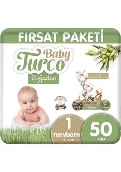 Baby Turco Doğadan Fırsat Paketi: Yeni Doğan Bebekler İçin Pratik ve Güvenli Bezik Seçeneği