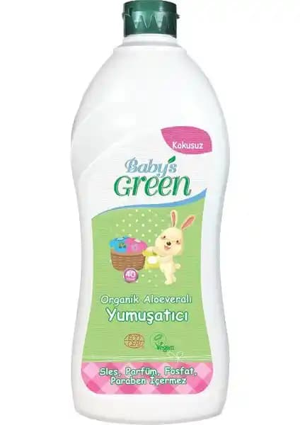 Baby’s Green Organik Aloe Vera'lı Bebek Çamaşır Yumuşatıcısı Güvenli ve Doğal Temizlik Çözümü