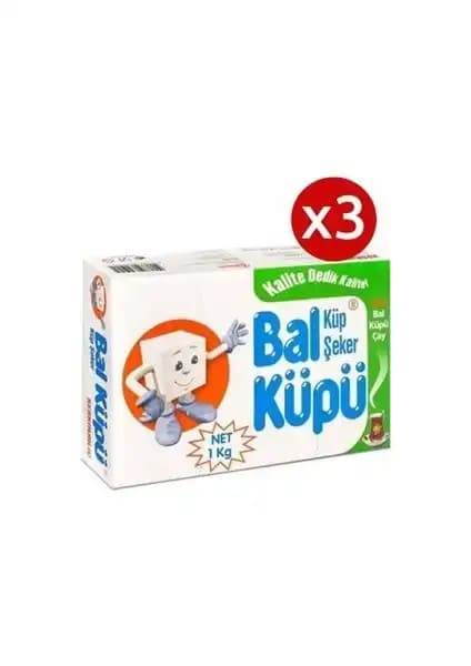 Bal Küpü Küp Şeker 1 kg x 3: Geleneksel Tat ve Kolay Kullanım Sunan Pratik Ürün