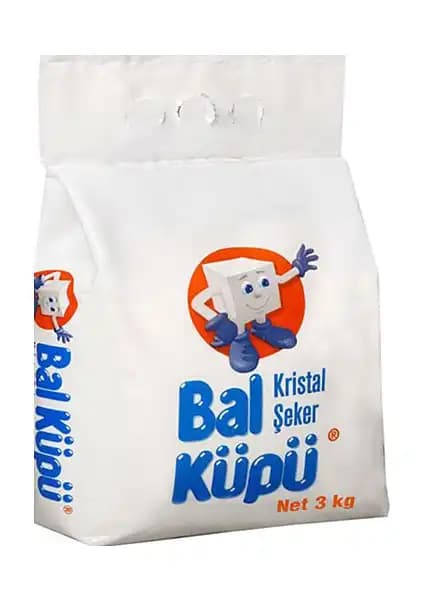 Balküpü Kristal Toz Şeker 3 kg: Yüksek Kalite ve Çok Yönlü Kullanım Özelliği