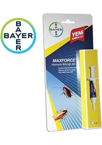 Bayer Maxforce Hamamböceği Jeli 5 gr: Etkili ve Güvenilir Haşere Kontrolü Çözümü