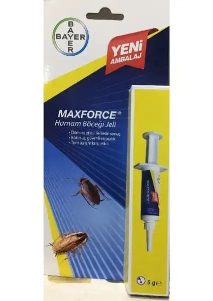 Bayer Maxforce Platin Jel 5 gr ile Etkili ve Pratik Hamam Böceği Kontrolü Çözümü