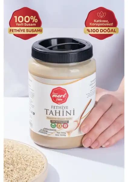 Bayram Mert Tek Kavrulmuş Fethiye Tahini: Geleneksel ve Doğal Lezzetlerin Zirvesi