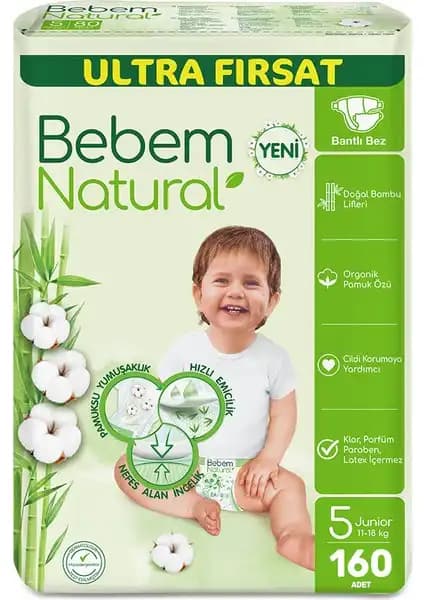Bebem Natural Bebek Bezi Ultra Fırsat Paketi: Konfor ve Güvenliğin Birleşimi