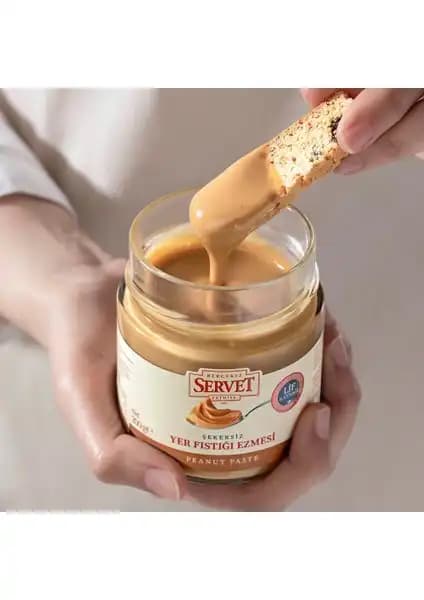 Bercekız Servet Şeker %100 Yer Fıstığı Ezmesi Doğal ve Katkısız Sağlıklı Beslenme Alternatifi