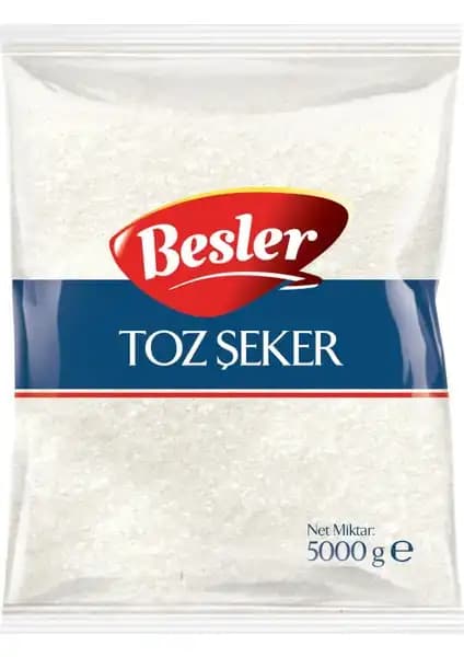 Beşler Besler 5 Kg Toz Şeker: Yüksek Kalite ve Lezzet Garantili Ürün